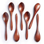 Hefild 7pcs 5.8inch Small Wooden Spoons for Honey Tea